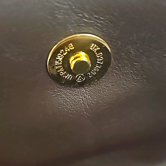 COACH Equestrian Slim Bucket Bag, 9801 Leather, Chocolate, Flap & Snap - Picture 6 of 8